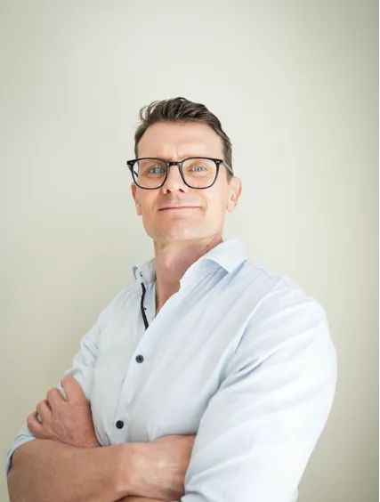 Michael Schou, virksomhedsansvarlig læge hos Lægeklinik Junia
